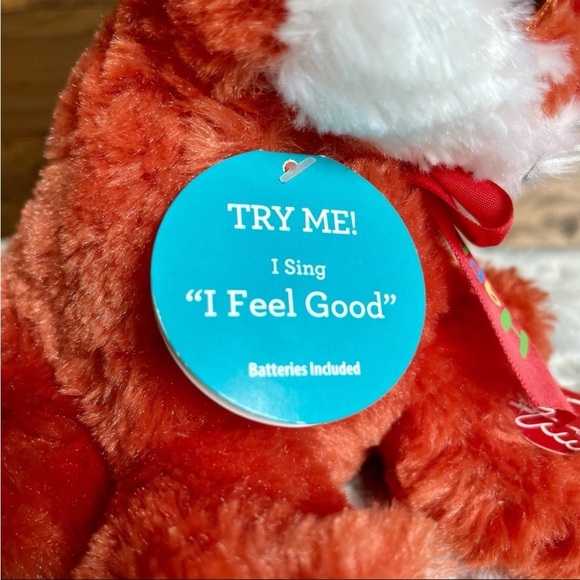 Happy Birthday Fox Plush Electronic Toy Moves Sings I Feel Good Dan Dee Works - Picture 7 of 9